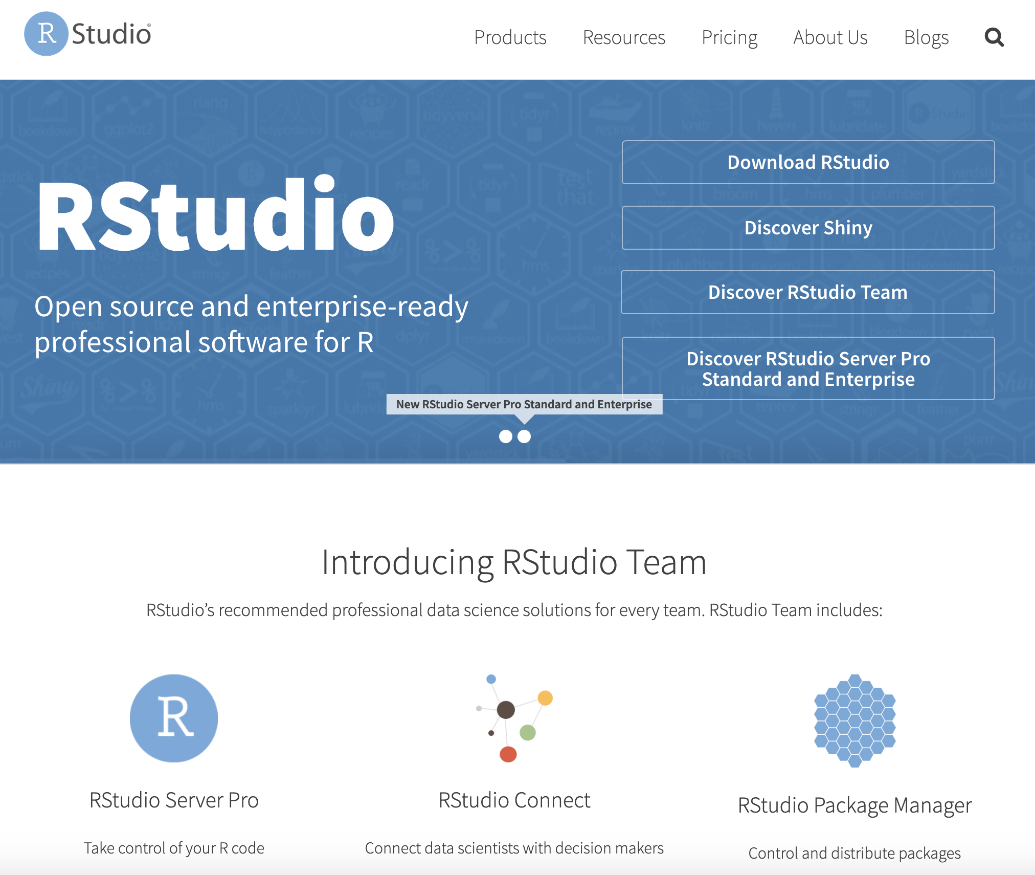 Rstudio 官方网站